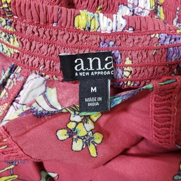 a.n.a. M‎ pink floral jumpsuit romper - Picture 5 of 5
